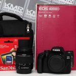 CANON 4000D NEW + 18 55 III + 16 gb + Tas