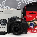 CANON M5 + 15 45 IS STM Black + 16gb + TAS