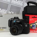 CANON EOS 1200D + KIT 18 55 IS II – SC : 7.xxx [ Memori 16gb + Tas Keren ]