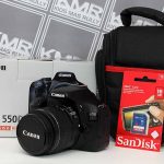 CANON EOS 550D + KIT 18 55 IS II – SC : 10.xxx [ Memori 16gb + Tas Keren ]