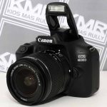 CANON 4000D KIT 18 55 III – DSLR Baru Siap Pakai – Bonus 32gb & Tas – Murah