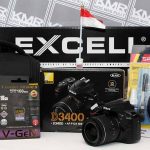 PAKET MERDEKA – NIKON D3400 + KIT 18 55 VR – Bekas Siap Pakai Bergaransi