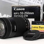 CANON 55 250 IS STM – Lensa TELE Bekas Siap Pakai