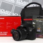 CANON 1500D + LENS KIT 18 55 – KAMERA DSLR BEKAS SIAP PAKAI BERGARANSI MURAH