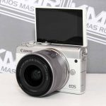 Mirrorless CANON M100 KIT 15 45 STM – Kamera Bekas Murah Siap Pakai Bergaransi