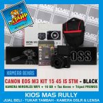 PROMO AWAL TAHUN – CANON EOS M3 KIT 15 45 – MIRRORLESS BEKAS SIAP PAKAI