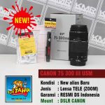 PROMO AWAL TAHUN – CANON 75 300 III USM – Lensa TELE Murah Siap Pakai