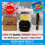 PROMO AWAL TAHUN – YONGNUO 50 F1.8 – Lensa FIX Murah Siap Pakai