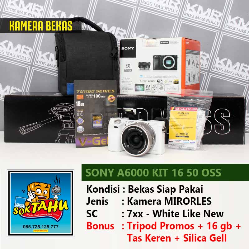 PROMO AWAL TAHUN SONY  A6000  KIT 16 50 KAMERA  