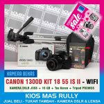 PROMO FEBRUARI – CANON 1300D KIT 18 55 IS II – KAMERA DSLR BEKAS SIAP PAKAI