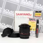 PROMO FEBRUARI – LENSA SAMYANG 8MM F3.5 – FIX – FISH EYE – MANUAL – BEKAS SIAP PAKAI