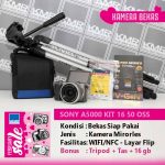 PROMO FEBRUARI – SONY A5000 KIT 16 50 OSS – MIRRORLESS BEKAS SIAP PAKAI