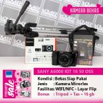 PROMO FEBRUARI – SONY A6000 KIT 16 50 OSS – MIRRORLESS BEKAS SIAP PAKAI