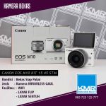 CANON M10 KIT 15 45 IS STM – PAKET MURAH – KAMERA MIRRORLESS BEKAS SIAP PAKAI BERGARANSI