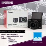CANON M100 KIT 15 45 IS STM – PAKET MURAH – KAMERA MIRRORLESS BEKAS SIAP PAKAI BERGARANSI