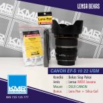 CANON 10 22 mm USM – PAKET HEMAT – LENSA WIIDE KEREN – BEKAS SIAP PAKAI BERGARANSI