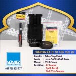 CANON 18 135 IS – PAKET HEMAT – LENSA SAPUJAGAT KEREN – BEKAS SIAP PAKAI BERGARANSI