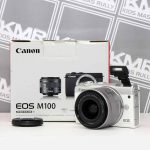 CANON M100 KIT 15 45 IS STM – KAMERA MIRRORLESS BEKAS SIAP PAKAI BERGARANSI