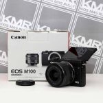 CANON M100 KIT 15 45 IS STM – KAMERA MIRRORLESS BEKAS SIAP PAKAI BERGARANSI