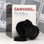 SAMYANG 8 F3.5 CS II – Lensa Fisheye for DSLR Canon – Bekas Siap Pakai Bergaransi