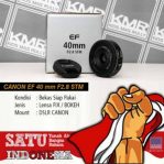 Toko Kamera Solo – Lensa Fix Canon 40 mm f2.8 STM – Bekas Siap Pakai Bergaransi