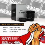 Lensa Wide Keren – Canon EF-S 10 18 IS STM – Bekas Siap Pakai Bergaransi