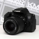 Toko Kamera Solo – Kamera DSLR Canon 750D KIT 18 55 IS STM – Bekas Siap Pakai – Pastinya Bergaransi