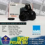 Kamera DSLR Canon Eos 600D KIT 18 55 IS II – Bekas Siap Pakai Bergaransi