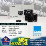 Canon M3 KIT 15 45 IS STM – Kamera Mirrorless Bekas Siap Pakai Bergaransi