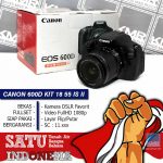 Kamera DSLR Canon Eos 600D KIT 18 55 IS II – Bekas Siap Pakai Bergaransi