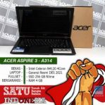 Laptop Acer Aspire 3 A314 – Bekas Siap Pakai Bergaransi
