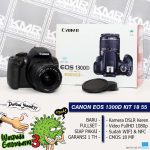 Kamera DSLR Canon Eos 1300D KIT 18 55 III – NEW alias BARU – Siap Pakai Bergaransi