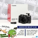 Kamera Mirrorless Canon Eos M6 KIT 15 45 IS STM – Bekas Siap Pakai Bergaransi