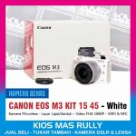 Kamera Mirrorless Canon Eos M3 KIT 15 45 IS STM – Bekas Siap Pakai Bergaransi