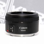 Lensa Fix Canon EF 50 mm STM F1.8 – NEW alias BARU – Siap Pakai Garansi Resmi