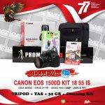 Paket Merdeka – Canon Eos 1500D KIT 18 55 IS II – Kamera DSLR Bekas Siap Pakai Bergaransi