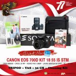 Paket Merdeka – Canon Eos 700D KIT 18 55 IS STM – Kamera DSLR Bekas Siap Pakai bergaransi