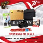 Paket Merdeka – Nikon D5300 KIT 18 55 II – Kamera DSLR Bekas Siap Pakai Bergaransi