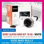 SONY A6000 KIT 16 50 OSS – Kamera Mirrorless Bekas Siap Pakai Bergaransi