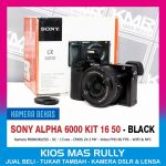 SONY A6000 KIT 16 50 OSS – Kamera Mirrorless Bekas Siap Pakai Bergaransi