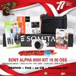 Paket Merdeka – Sony A6000 KIT 16 50 OSS – Kamera Mirrorless Bekas Siap Pakai Bergaransi