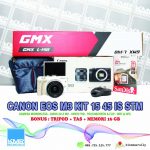 PAKET MANTAB – Canon Eos M3 KIT 15 45 IS STM – Kamera Mirrorless Bekas Siap Pakai Bergaransi